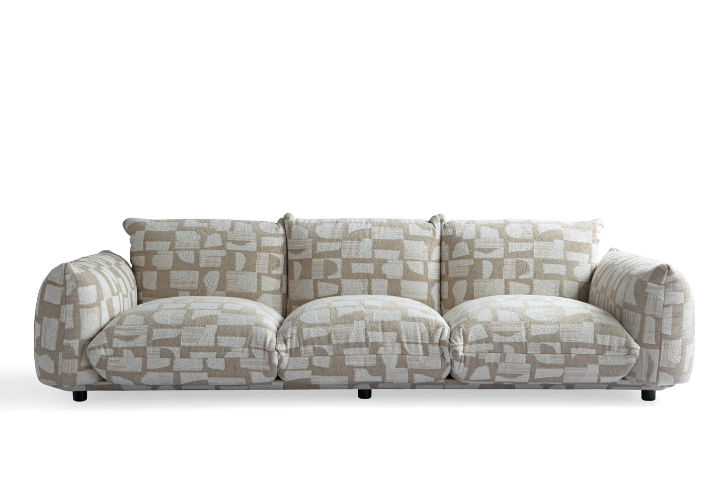 Contemporary Larch and Solid Wood Sofa