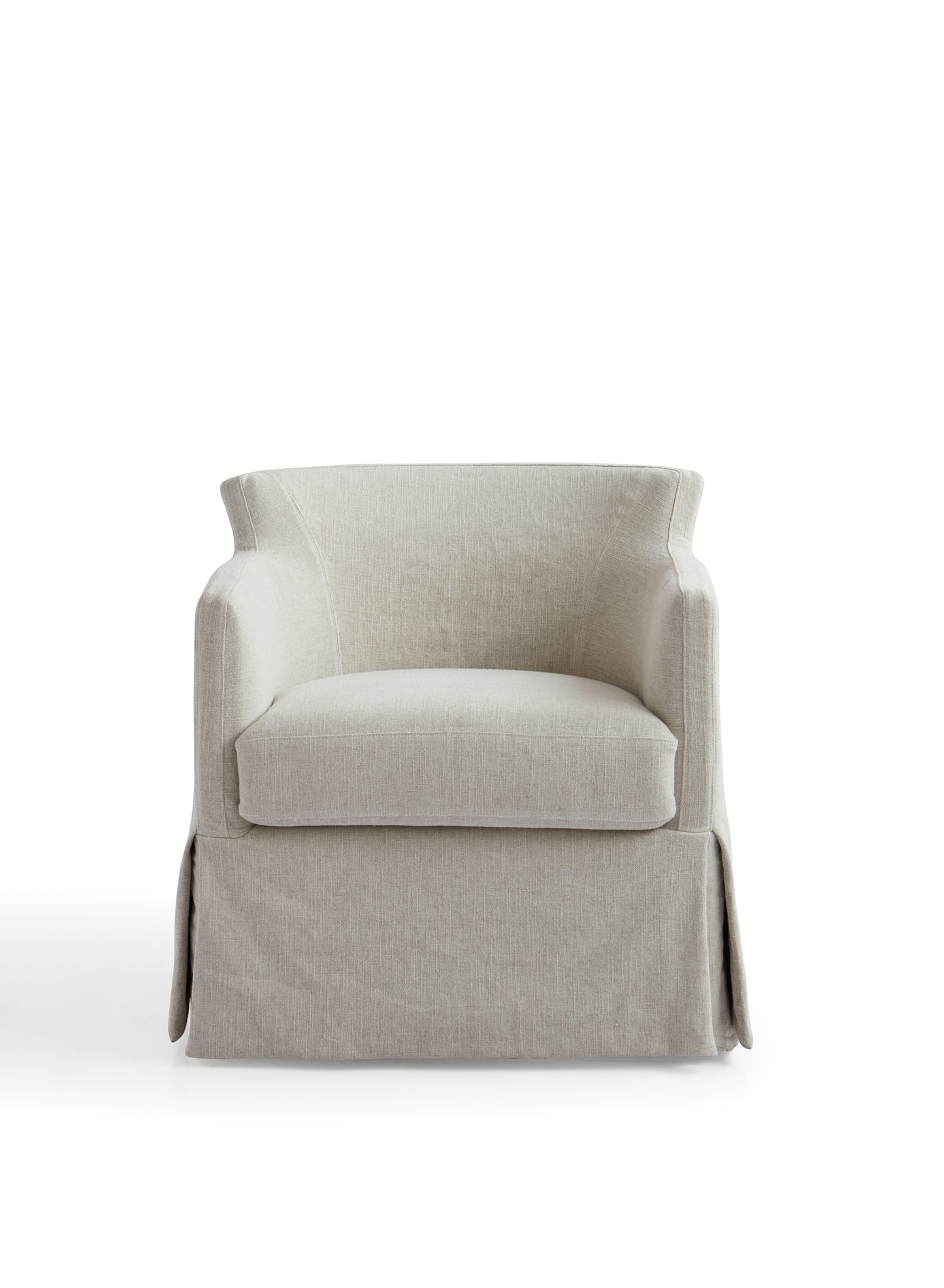 "Contemporary Larch Solid Wood Armchair"