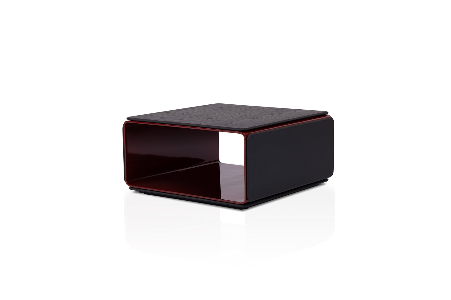 Elegant Oak Veneer Corner Table