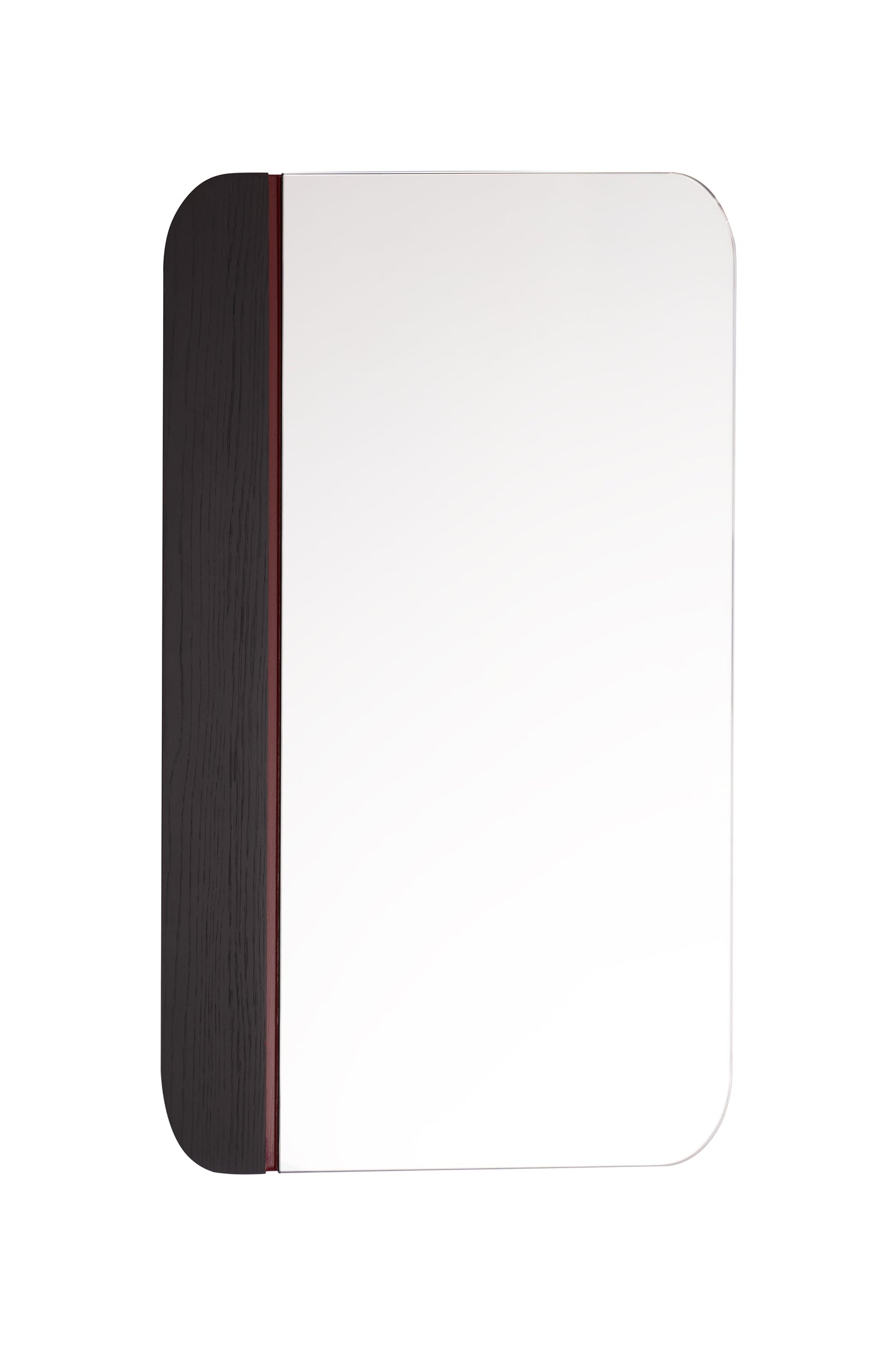 Elegant Oak Veneer Vanity Mirror