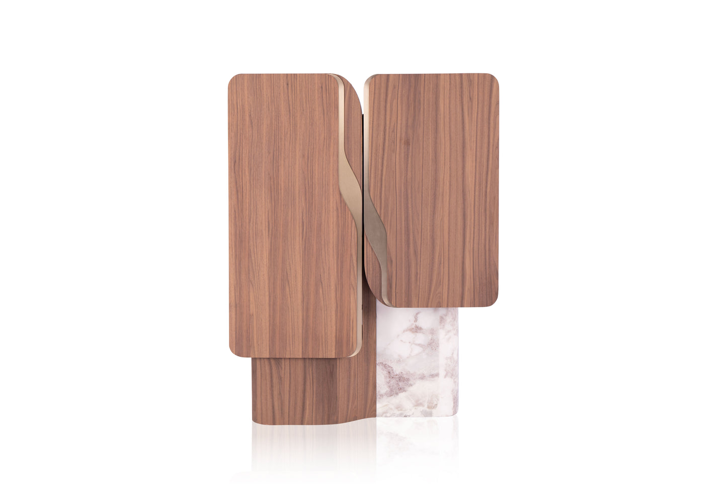 Letty Walnut Wine Cabinet