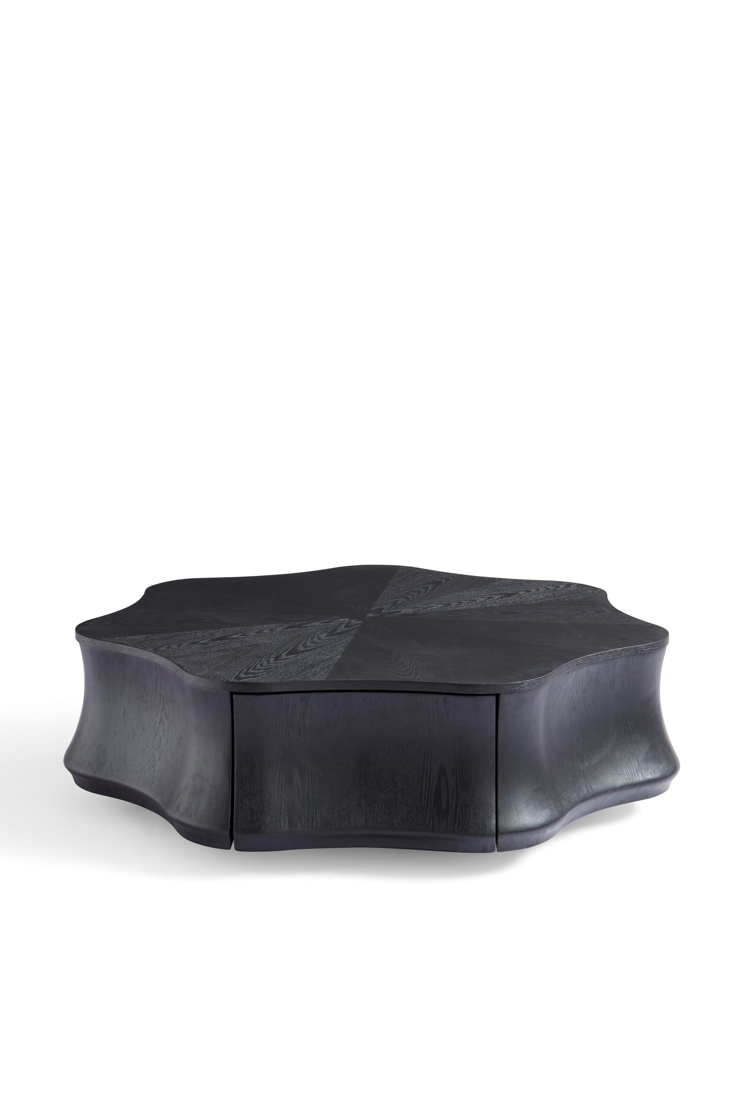 Modern Ash Wood Armchair in Matte Finish