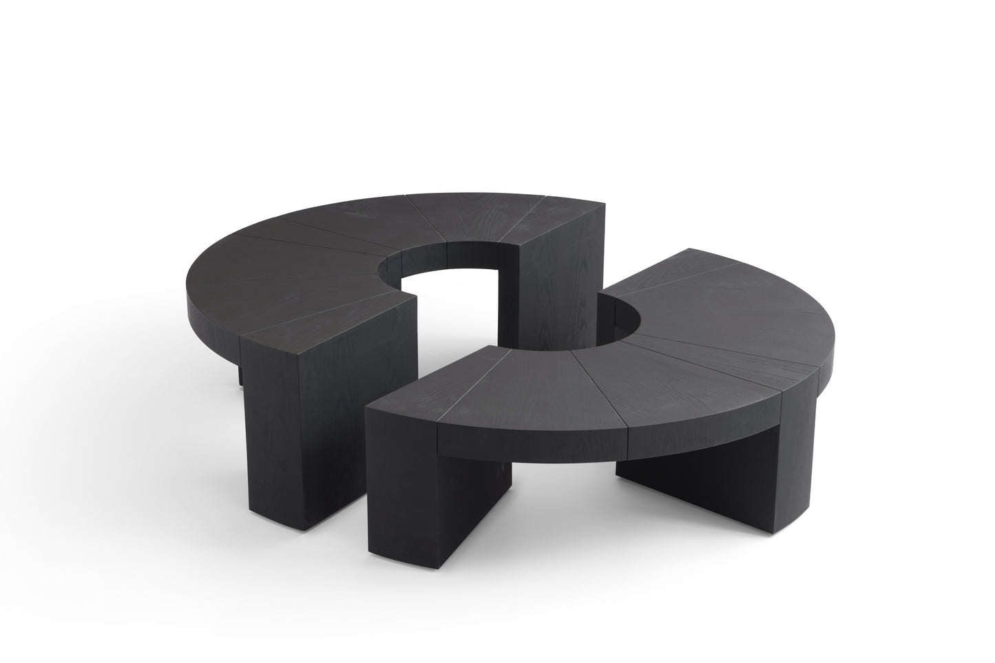 Modern Black Wax Rope Lounge Chair with White Ash Wood Frame