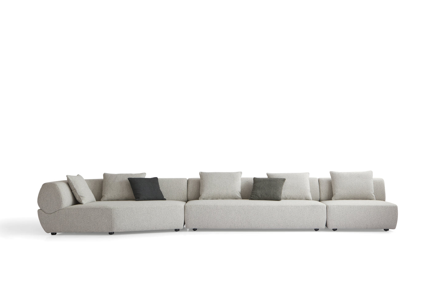 Modern Multi-layered Wooden Sofa with High-Density Sponge