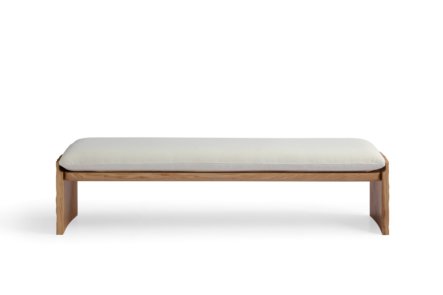 Modern White Waxwood TV Stand with Matte Finish