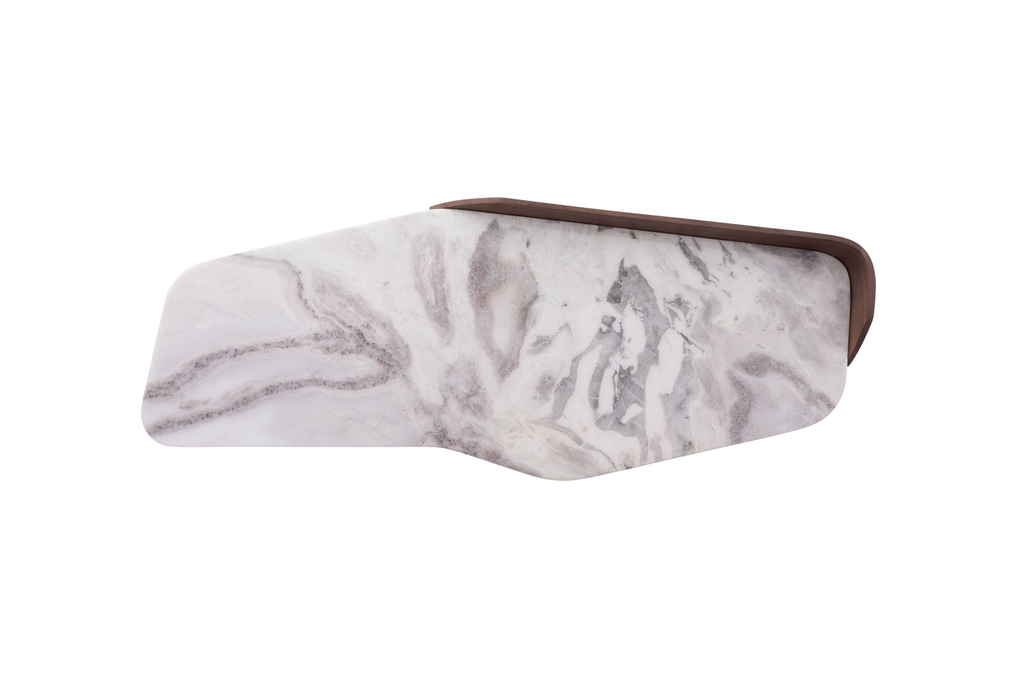 Picasso Marble Top Vanity Table in Walnut