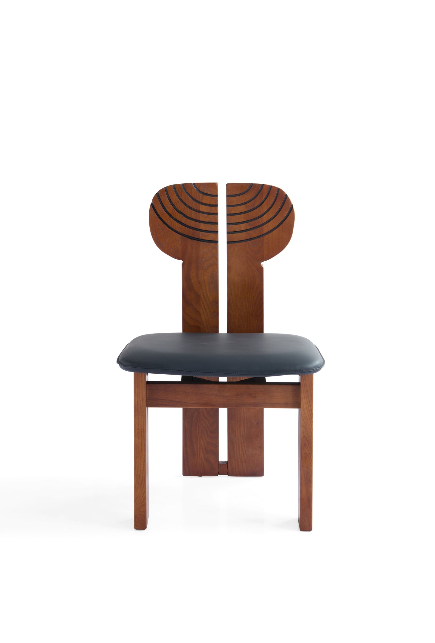 Classic White Wax Wood Dining Chair