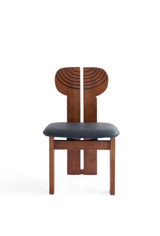 Classic White Wax Wood Dining Chair