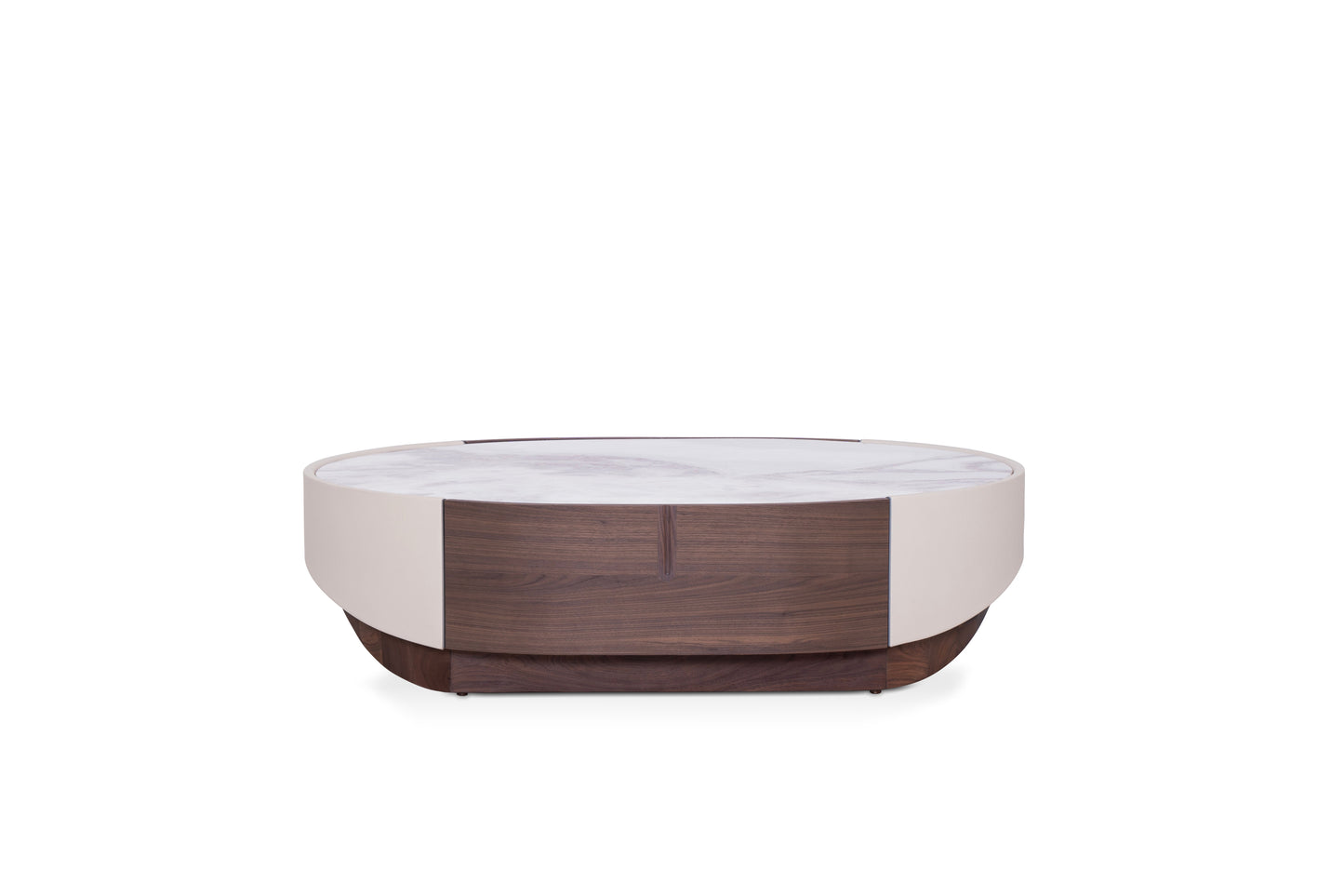 Clifton Contemporary Marble Coffee Table