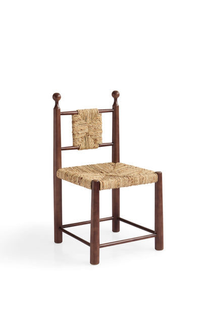 Contemporary Handwoven Dining Chair