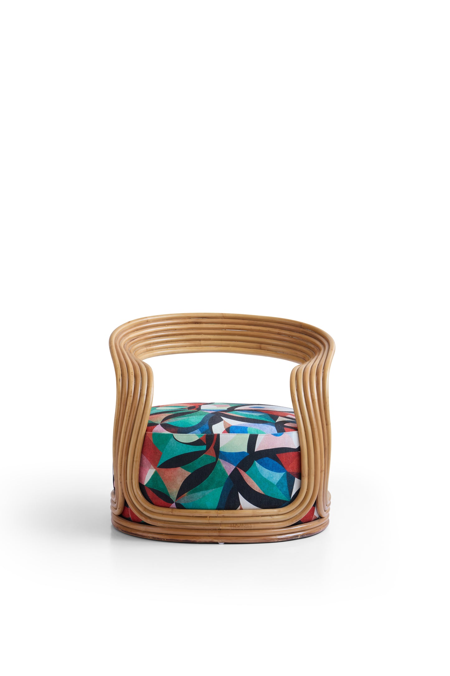 Contemporary Rattan Artisan Armchair