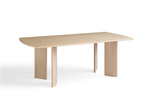 Contemporary White Oak Dining Table