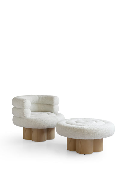 Contemporary White Oak Square Dining Table