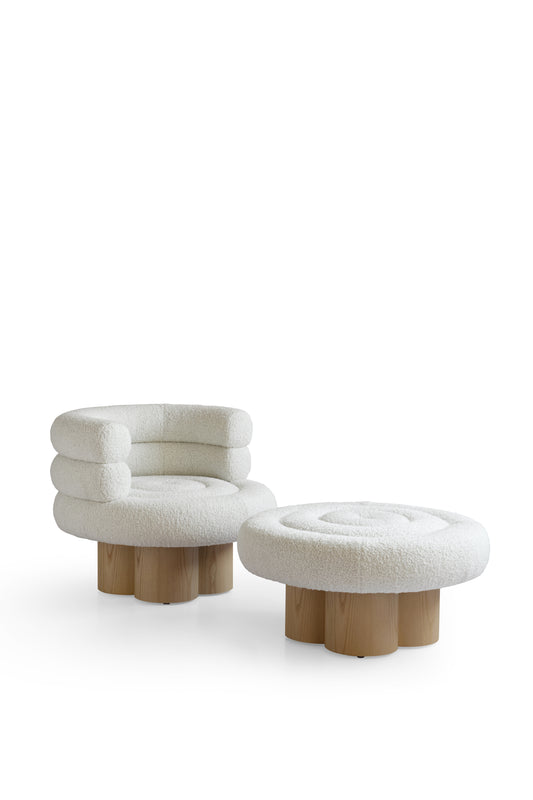 Contemporary White Oak Square Dining Table