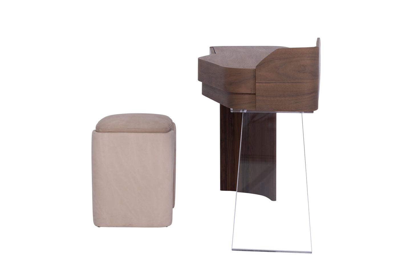 Elegance Marble-Top Sofa Table