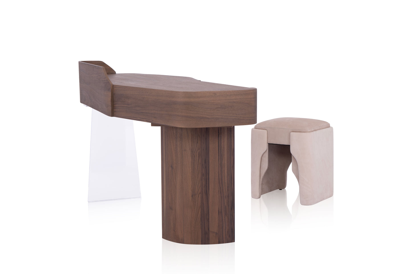 Elegance Marble-Top Sofa Table