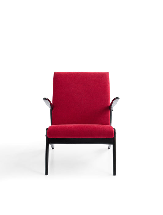 Elegant Modern Armchair with High-Density Sponge Cushioning
