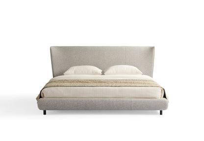 Elegant Queen-Size Upholstered Bed Frame