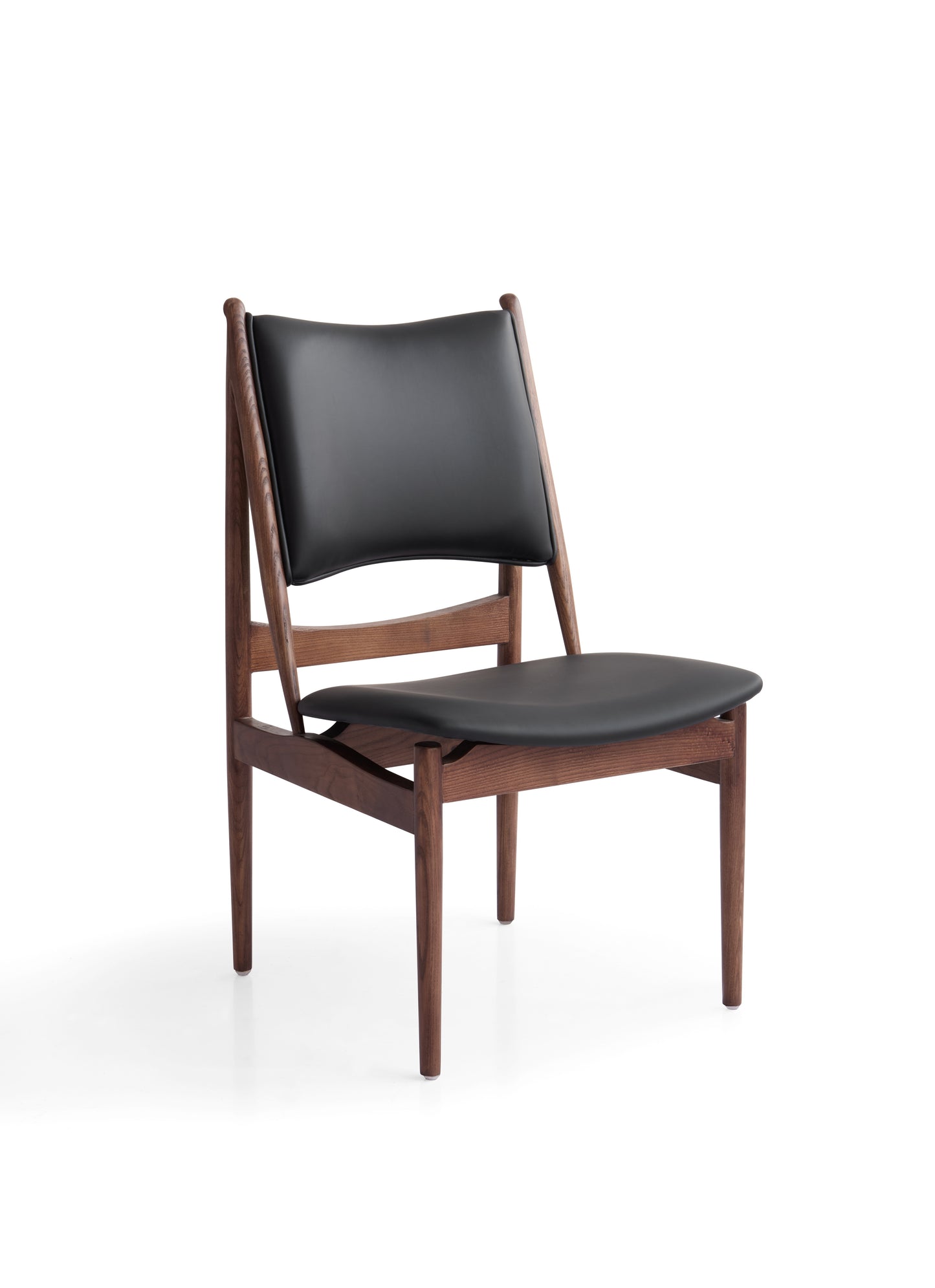 Elegant Walnut Finish Dining Chair