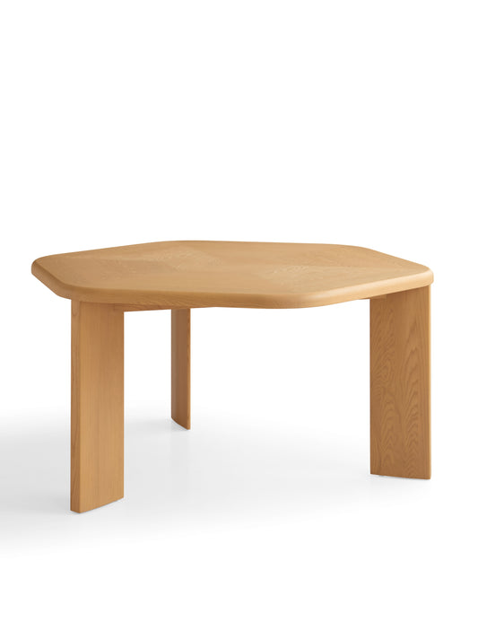 Elegant White Oak Dining Table