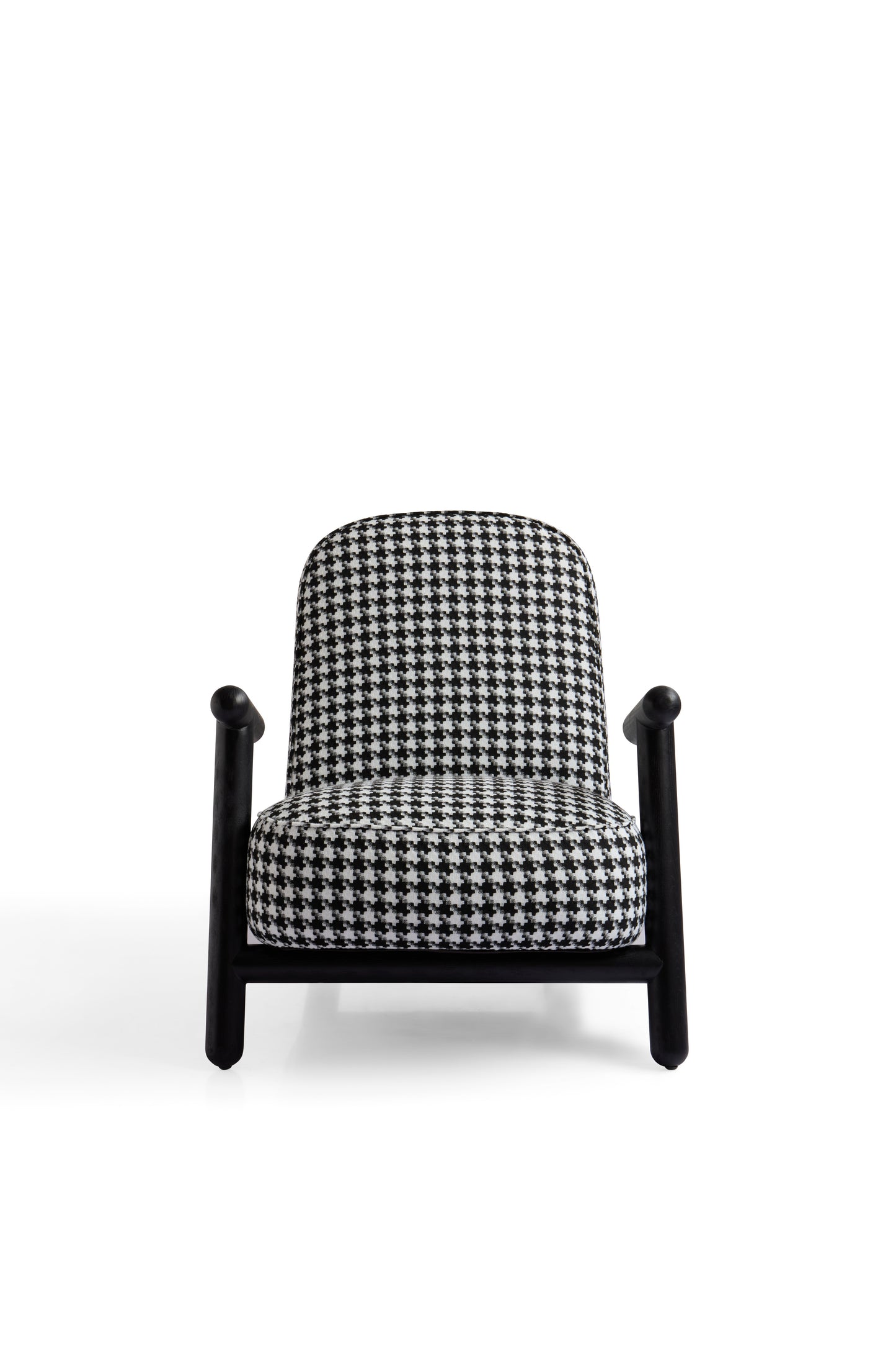 Luxe Modern Armchair with Solid Larch Frame and High-Resilience Foam