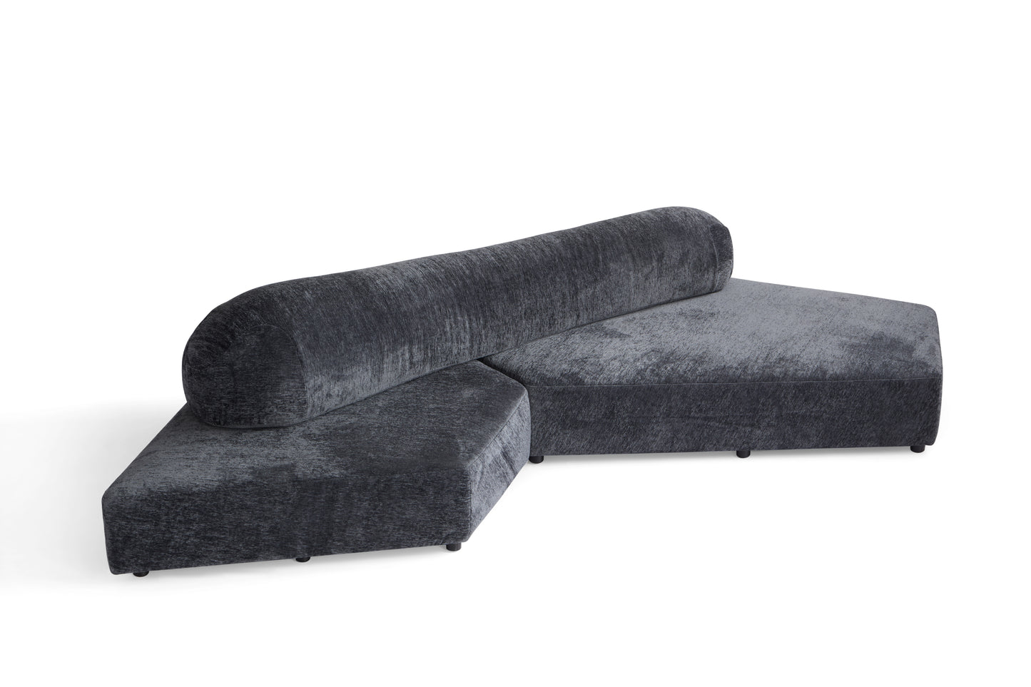 Luxurious Larch Sectional Sofa with High-Density Foam