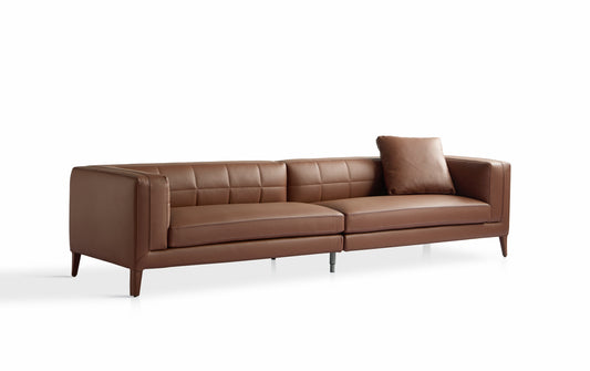 Luxurious Larch Solid Wood Frame Sofa