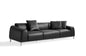 Luxurious Leather Sofa with Solid Wood Frame