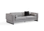 Luxurious Modern Larch Wood & Fabric Sofa