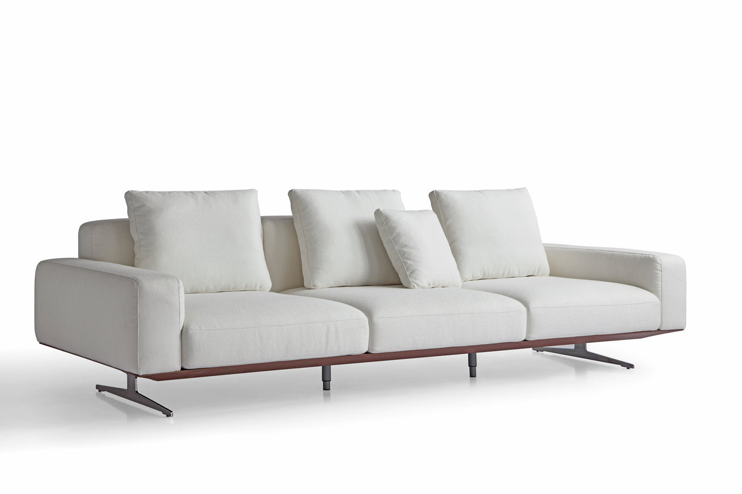 Luxurious Solid Larch Wood Frame Sofa