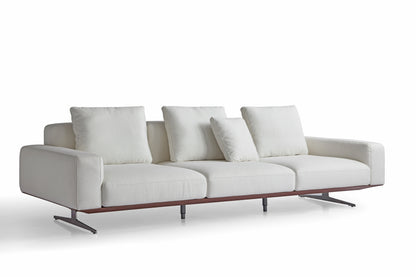 Luxurious Solid Larch Wood Frame Sofa