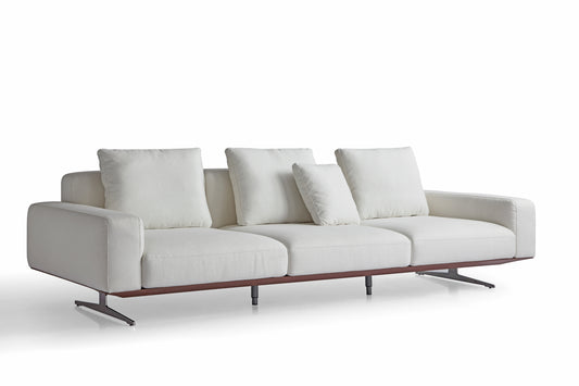 Luxurious Solid Larch Wood Frame Sofa