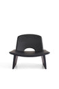 Modern Ash Wood Armchair in Matte Finish