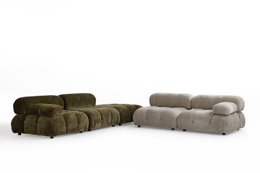 Modern Larch and Solid Wood Multilayer Sofa