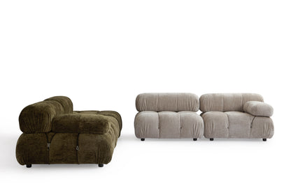 Modern Larch and Solid Wood Multilayer Sofa