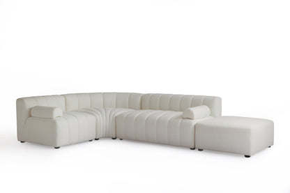 Modern Multi-layered Wood and Imported Larch Sofa