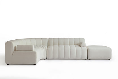 Modern Multi-layered Wood and Imported Larch Sofa