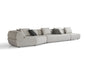 Modern Multi-layered Wooden Sofa with High-Density Sponge