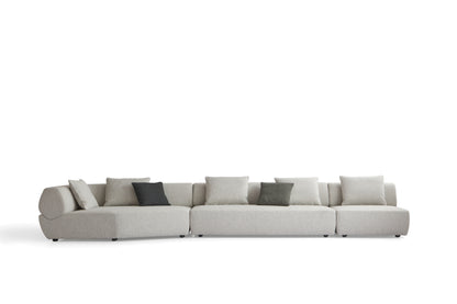 Modern Multi-layered Wooden Sofa with High-Density Sponge