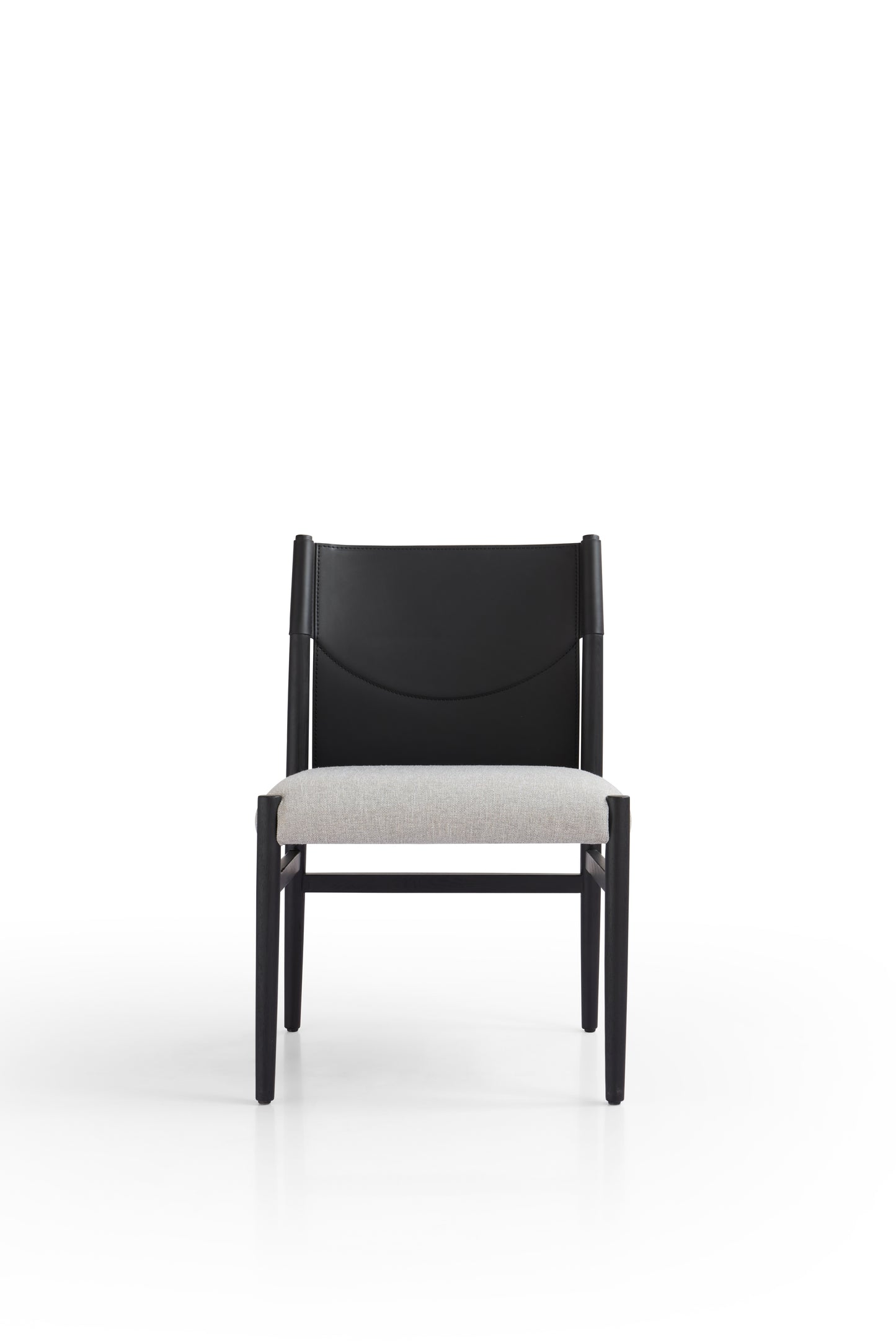 Modern Saddle Leather Dining Chair