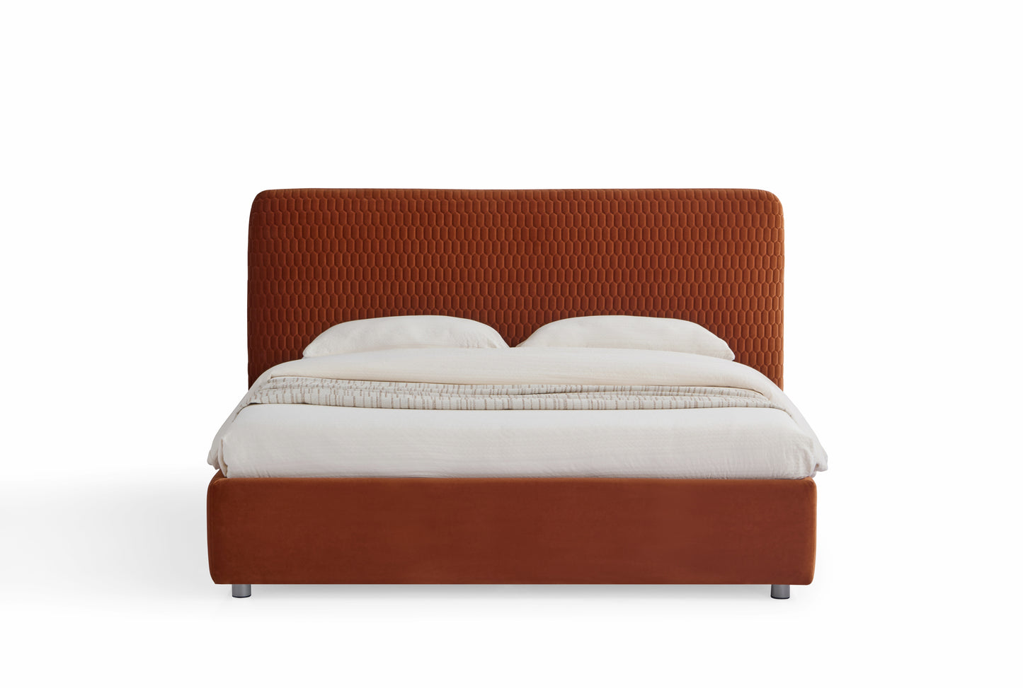 Modern Soft-Edged Queen Bed