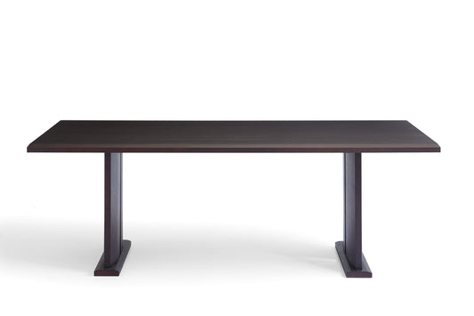 Modern Solid Oak Veneer Dining Table