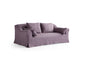 Modern Solid Wood Multilayer & Larch Sofa with High-Density Sponge and Feather Down Cushions