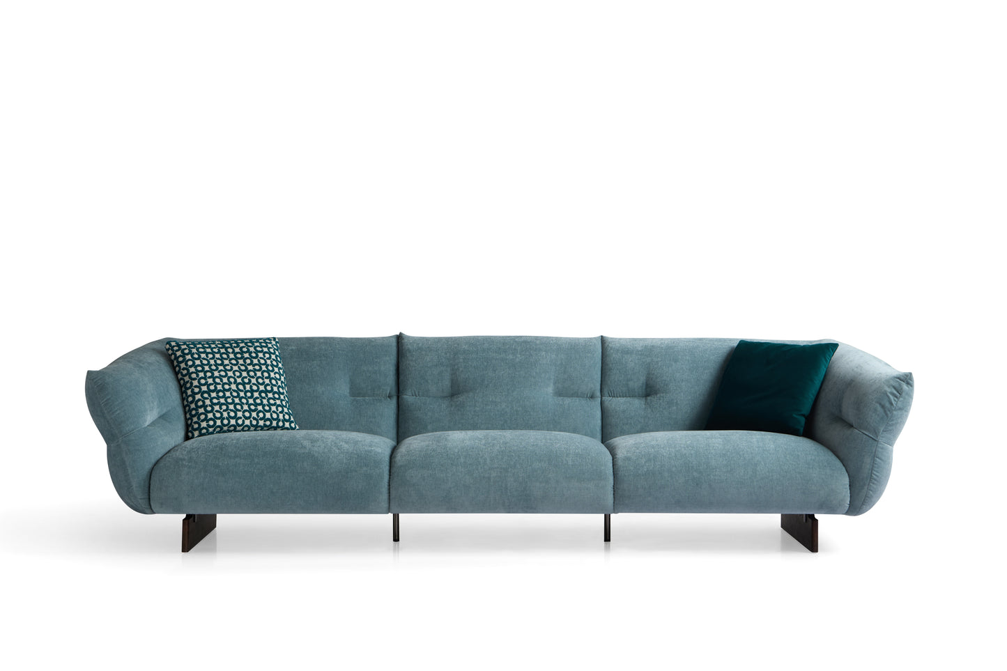 Modern Solid Wood Multilayer Sofa with High-Density Foam