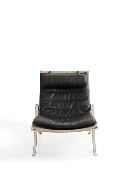 Modern Stainless Steel Framed Ultrafiber Sofa with High-Density Foam and Feather-Filled Headrest