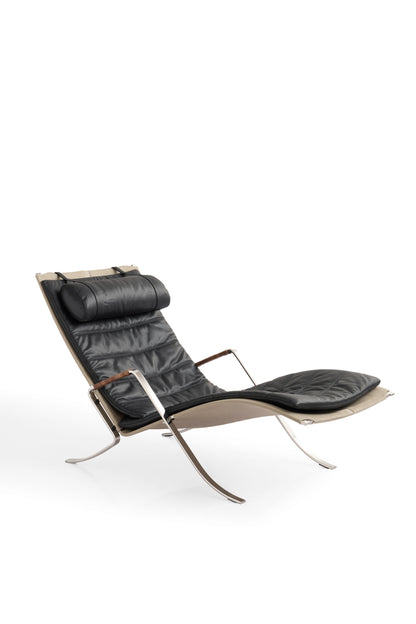 Modern Stainless Steel Framed Ultrafiber Sofa with High-Density Foam and Feather-Filled Headrest