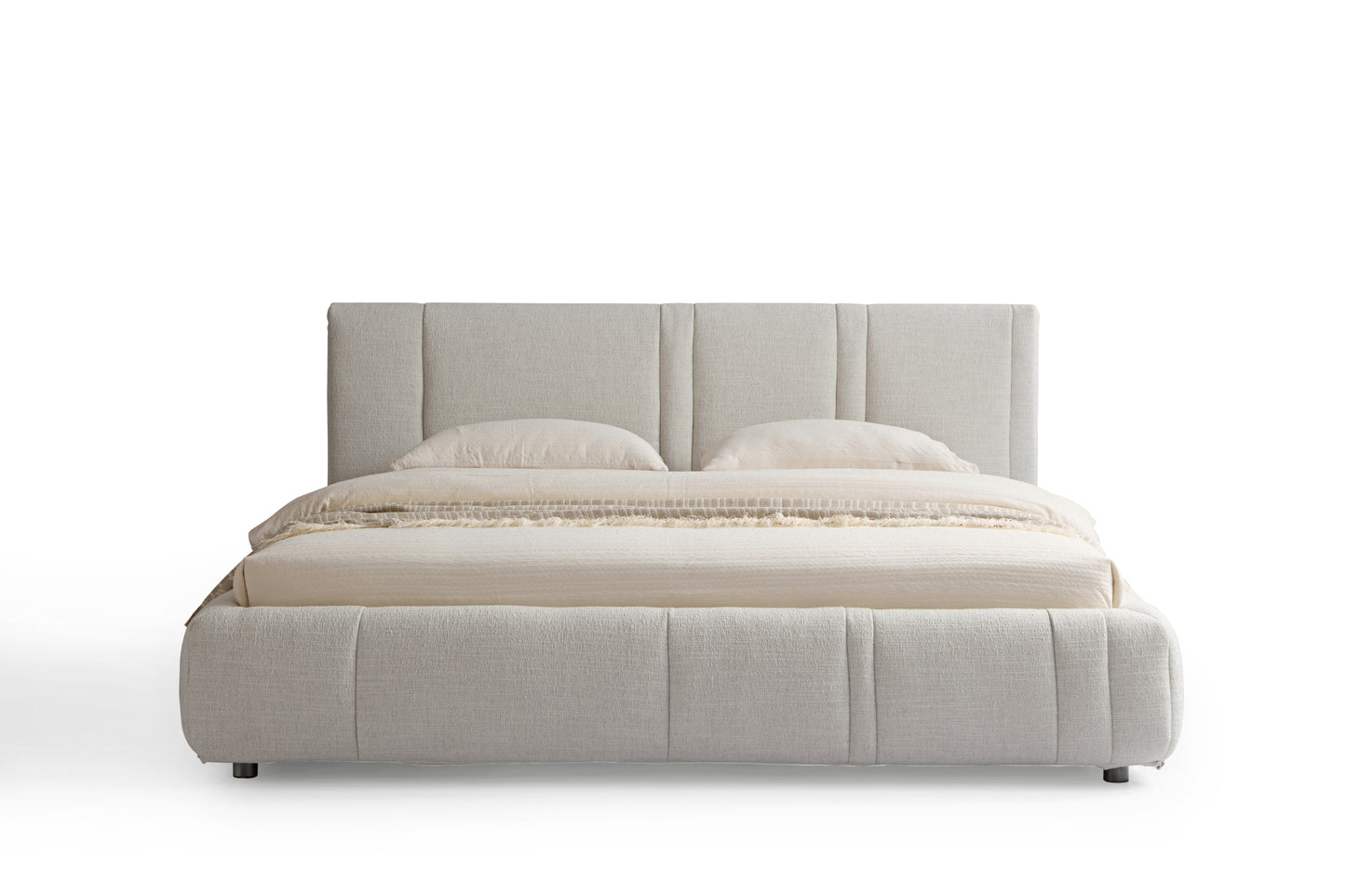 Modern Upholstered Bed - Queen Size