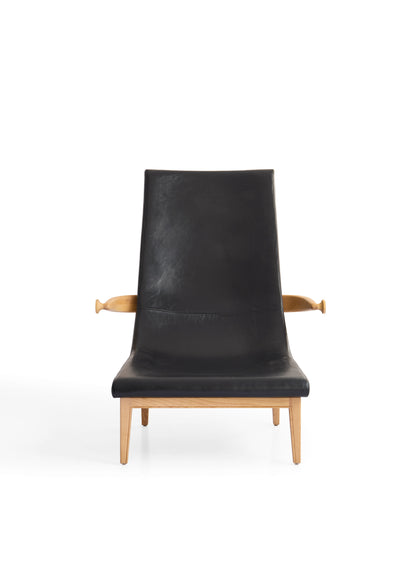 Modern White Wax Wood Armchair with Matte Finish and Ultrafine Fabric