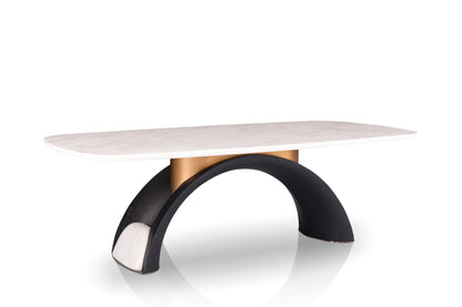 Royal White Marble Dining Table