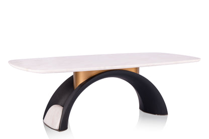 Royal White Marble Dining Table